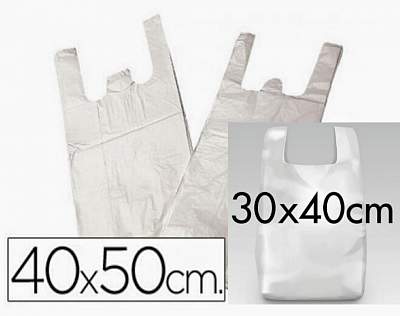 BOLSA CAMISETA 30x40 / 40x50 p.p.