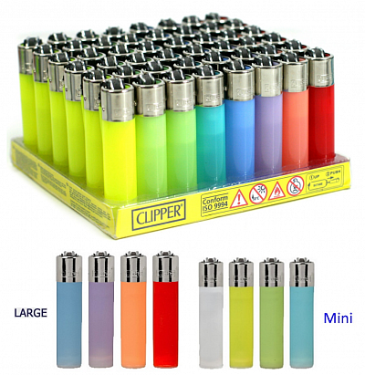 CLIPPER LARGE Y MINI TRANSL. CAJAS 48 UDS