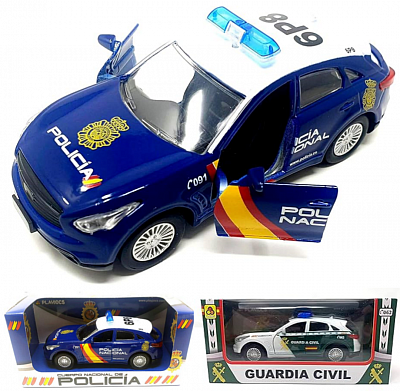 COCHE METAL 1:43 POLICÍA NACIONAL /GUARDIA CIVIL