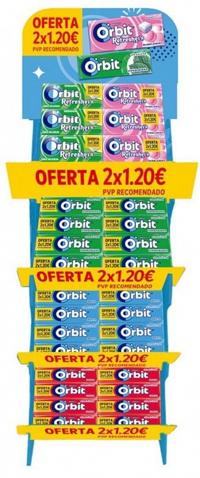LOTE ORBIT REFRESHERS 2 X 1,20 €